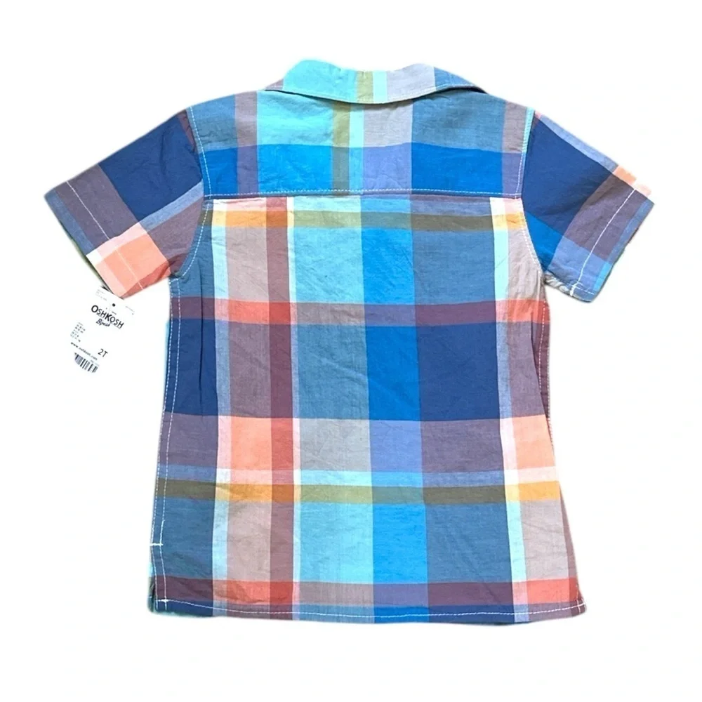 OshKosh B'gosh Multicolor Plaid Kids Shirt